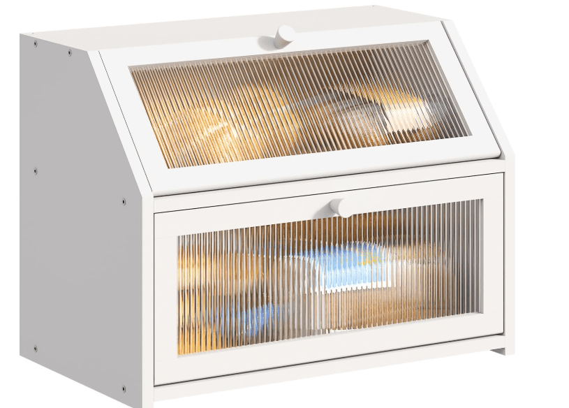
BMOSU Large Bread Box for Kitchen Countertop,Double Layer Bread Box for Kitchen Counter