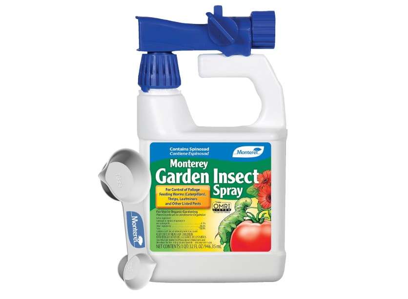  Monterey - Spinosad Insecticide Bundled with Measuring Spoon - Organic Gardening Spinosad Garden Insect Spray Concentrate for Control Insects