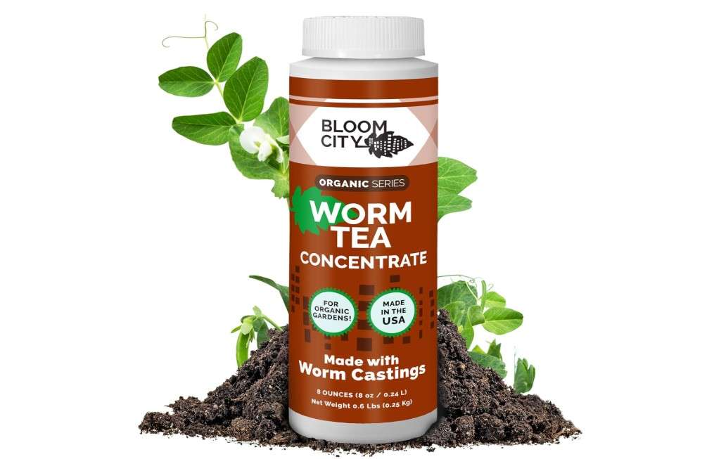 
Bloom City Organic Worm Tea Concentrate and Compost and Bokashi Booster, 1/2 Pint (8 oz)