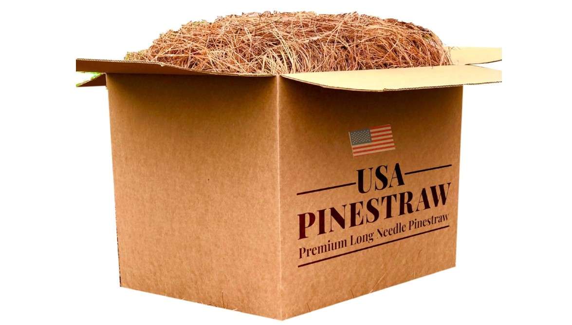 
USA Pine Straw - Premium Pine Needle Mulch (Pine Needle Mulch - Covers 100 Sqft 1 Set)