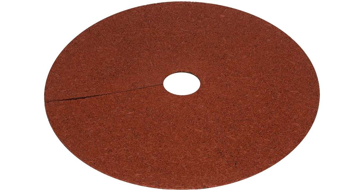 
Trademark Innovations Reversible Mulch Ring Tree Protector Mat - 30",Brown