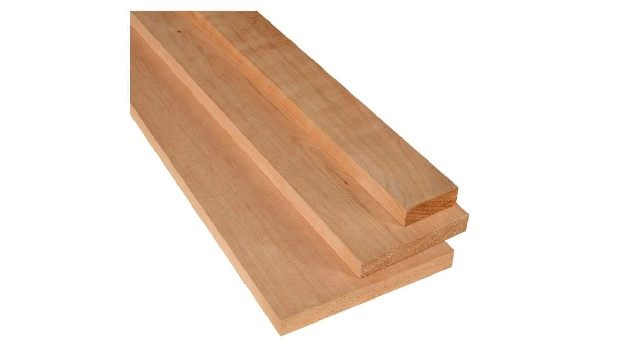 Exotic Wood Zone Kiln Dried Cherry Lumber Boards for Woodworking, Hardwood Crafting, Furniture Making, Wood Carving, Cabinetmaking, Woodturning and DIY...