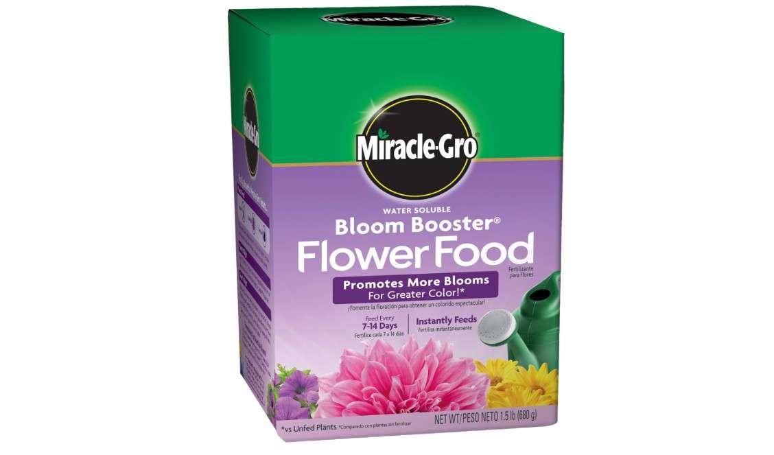  Miracle-Gro Water Soluble Bloom Booster Flower Food, Plant Food for Annual and Perennial Flowers, In-Ground and Container Plants, Roses, Hydrangeas