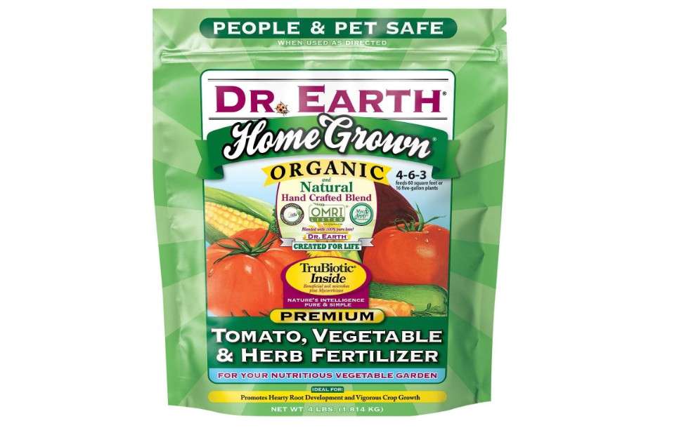  Dr. Earth Home Grown Tomato, Vegetable & Herb Fertilizer, 4lb