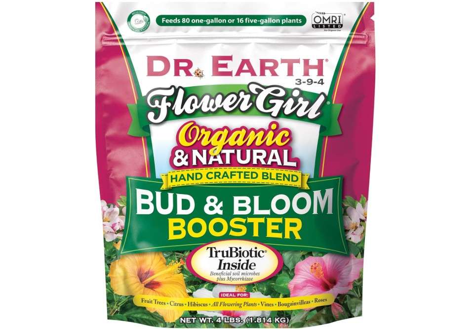 
Dr. Earth GL61100518430 Fertilizer & Soil 707P Organic 8 Bud & Bloom Fertilizer in Poly Bag, 4-Pound, 4 lb, Natura
