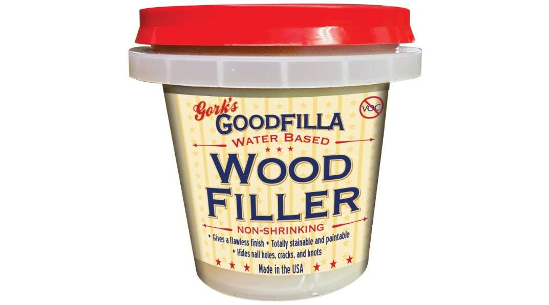 Goodfilla Maple/Beech/Pine, 8 oz, Wood and Grain Filler, Stainable, Sandable, Zero waste, Non-Toxic, USA made