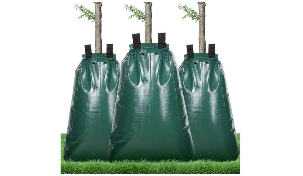 
Tree Watering Bag Slow Release, 20 Gallon 4 Pack Tree Bags for Watering 5~8 Hours Drip Irrigation Watering Bag Made of PVC for New Tree Fruit Established Tree