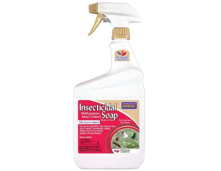 
Bonide Insecticidal Soap, 32 oz Ready-to-Use Spray Multi-Purpose Insect Control for Organic Gardening Indoor and Outdoor