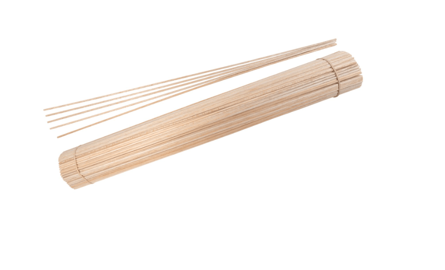  Pitsco Education Balsa Wood Strips 1/8 Inch x 1/8 Inch x 24 Inch Long, Wooden Craft Sticks, Supplies for Engineering Model Bridges, Towers, and 