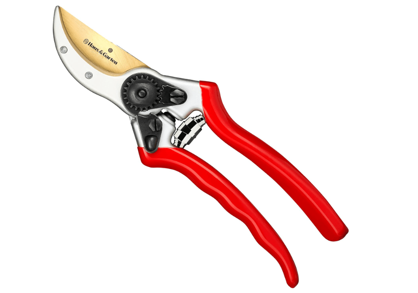 
Haus & Garten ClassicPRO 8.5" Professional Premium Titanium Bypass Pruning Shears - Use As Pruners, Garden Shears, Heavy Duty Handheld Pruning