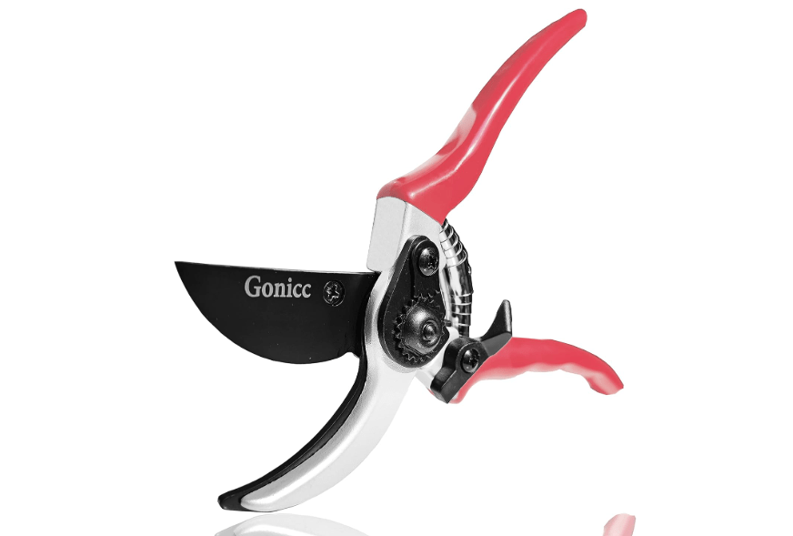 
gonicc 8" Professional Sharp Bypass Pruning Shears (GPPS-1002), Tree Trimmers Secateurs,Hand Pruner, Garden Shears,Clippers For The Garden