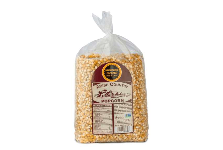 
Amish Country Popcorn | 6 lb Bag | Mushroom Popcorn Kernels | Old Fashioned, Non-GMO and Gluten Free (Mushroom