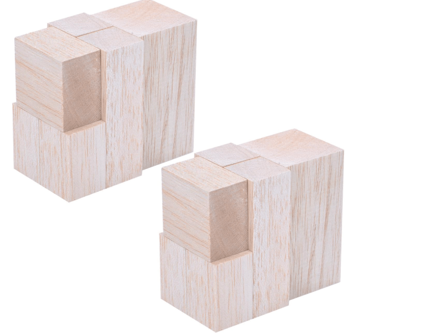  Sumind 12 Pcs Balsa Blocks for Carving 4 Sizes Whittling Wood Carving Kit for Craft Unfinished Wood Blocks 2x1x1, 4x1x1, 4x2x2, 2x2x1 Inches