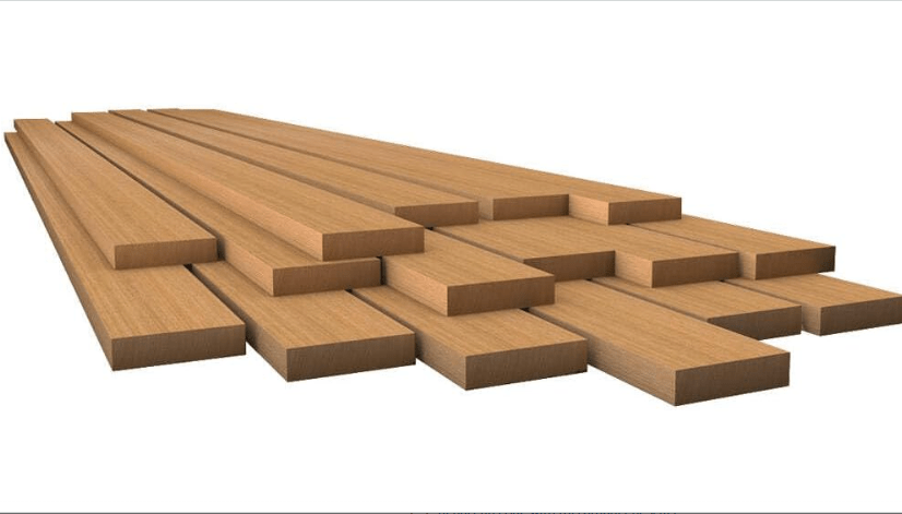 Whitecap 60812 Teak Lumber - 1/2" x 1-3/4" x 36"