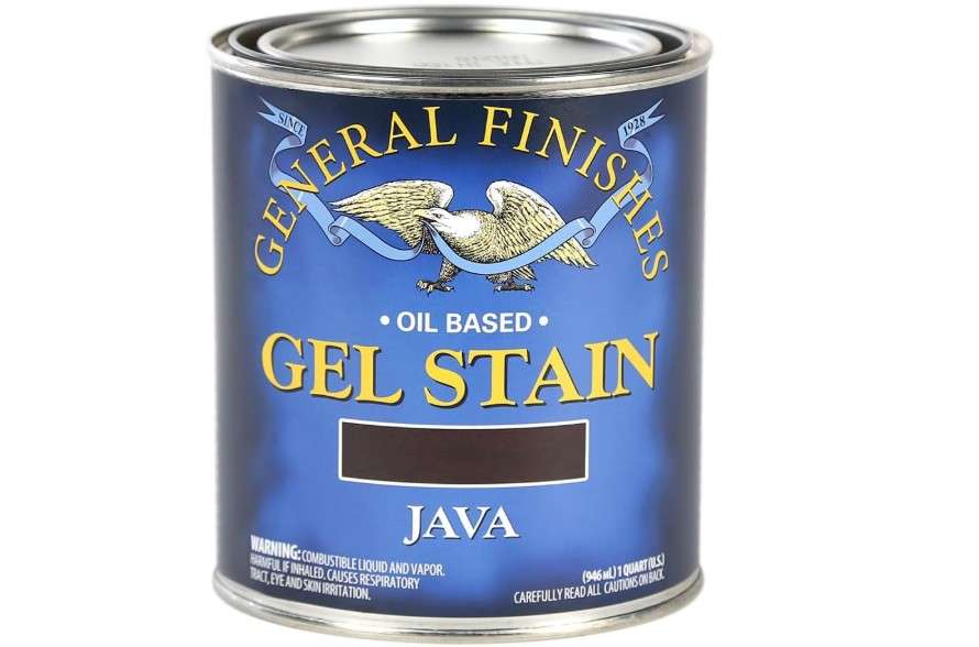  General Finishes Oil Base Gel Stain, 1 Quart, Java
