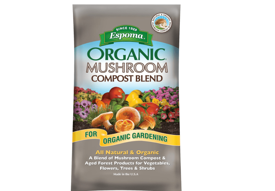 
Espoma Organic Mushroom Compost Blend. Combines Rich Mushroom Compost with Aged Forest Products to Make The Perfect Soil Conditioner. 0.75 Cubic Foot Bag