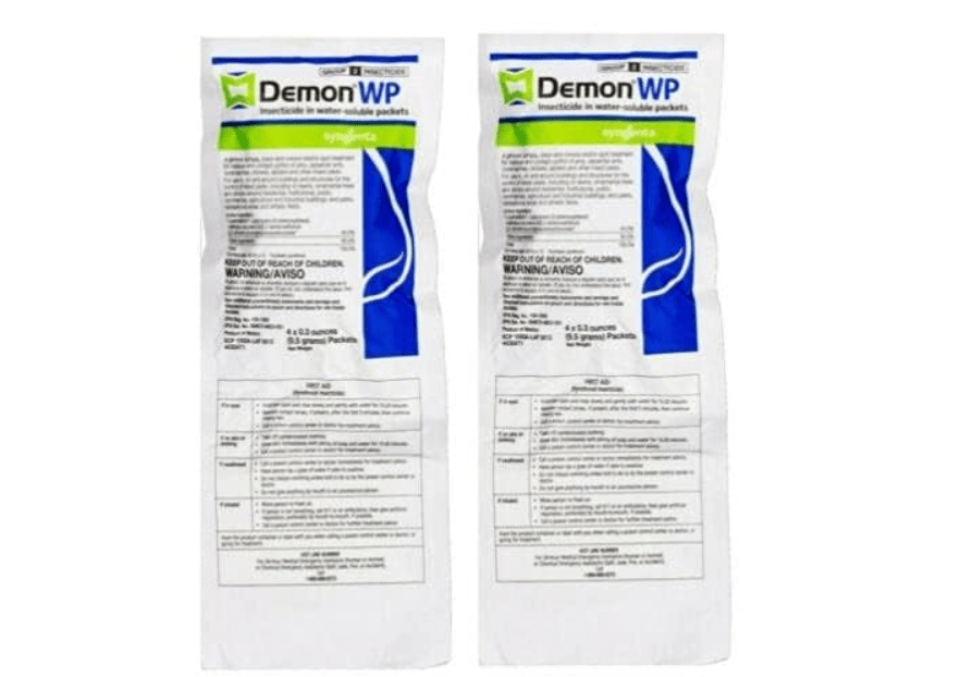
Syngenta Demon WP Insecticide Containing 4 Water-Soluble 9.5 Gram Packets Makes 4 Gallons Cypermethrin 40% (2 envelopes