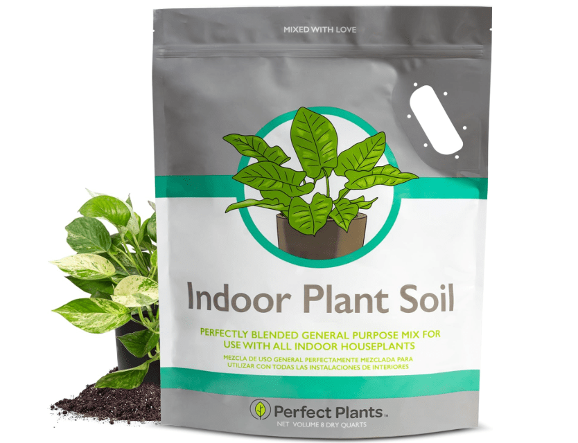 
Perfect Plants Indoor Plant Soil 8qt | Perfectly Balanced Potting Mix | Gardening Substrate for All Varieties of Live 