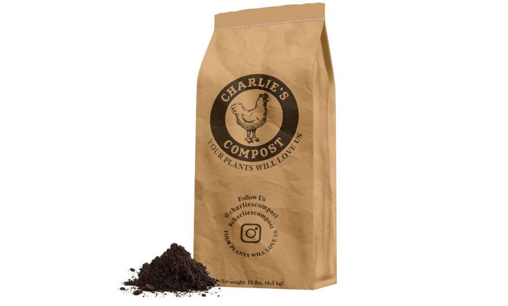  Charlie's Compost - Odor Free Organic Fertilizer for Home Gardens, Raised Beds, Containers, Seed Starting Mix, Natural Soil Amendment with Biochar 