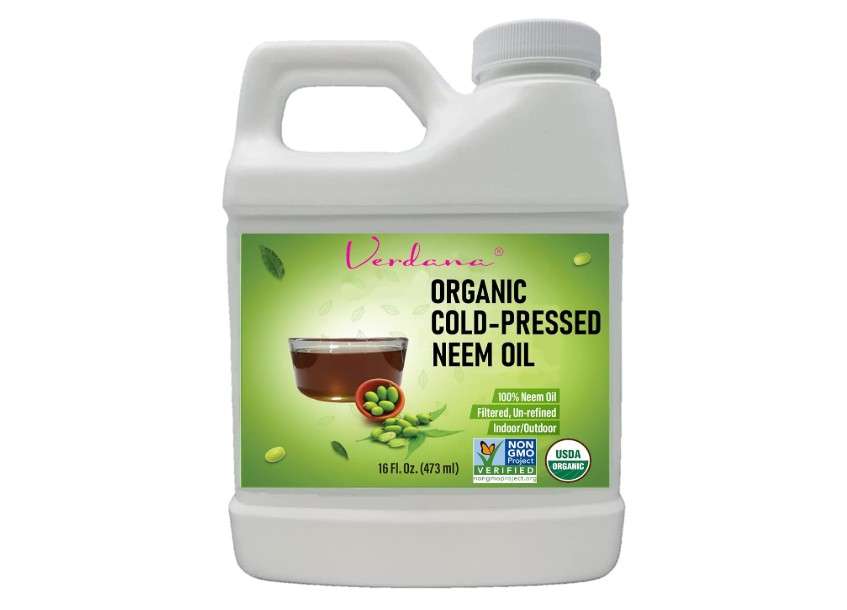 
Verdana Pure Neem Oil for Plants – 16 Fl Oz – Organic, Cold Pressed, Unrefined, Non-GMO – 100% Natural Spray for Plant Leaf Shine, DIY Beauty, Soap Making