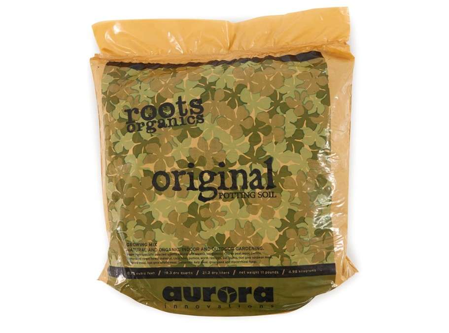 
Roots Organics Original Potting Soil, Organic Growing Media with Mycorrhizae.75 Cubic Foot Plant-in-Bag