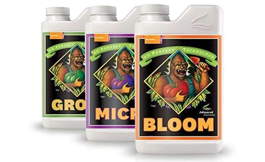 
Advanced Nutrients Bloom, Micro & Grow, Pack of 3, 1 L Each
