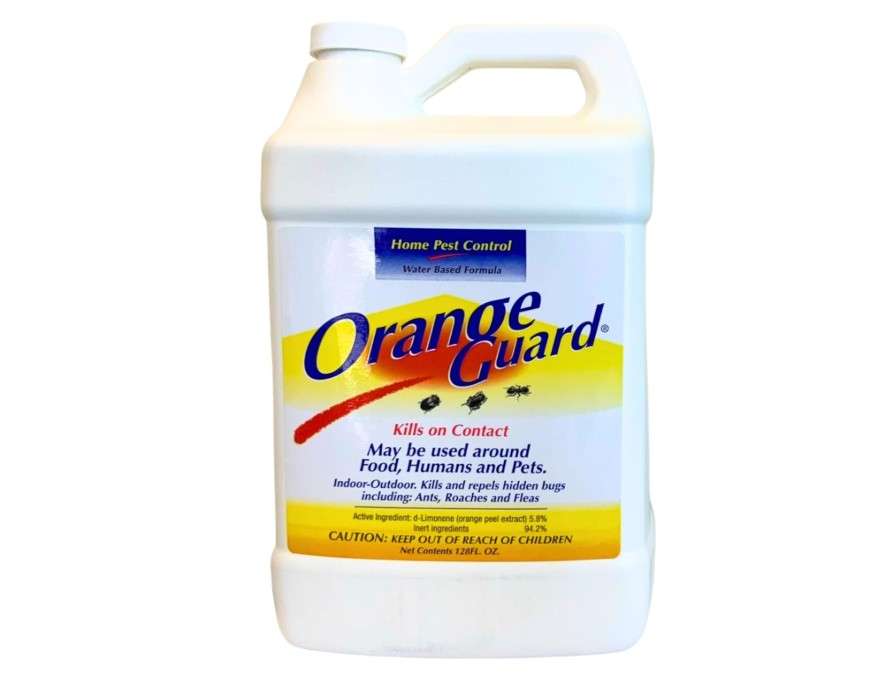 Orange Guard Home Pest Control with D-Limonene | All-Natural Food Grade Orange Peel Oil for Bugs, Ants, Roaches, Fleas, Palmettos and Silverfish - 1 Gallon