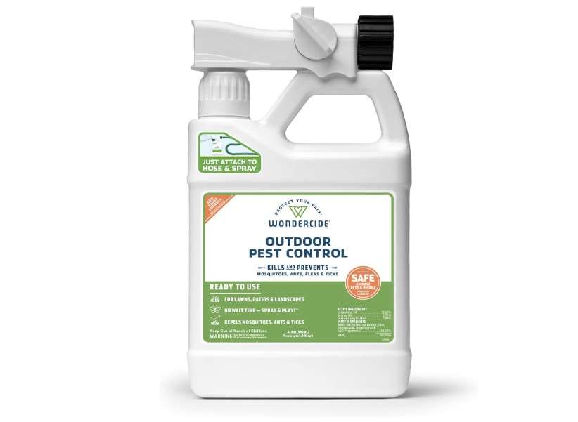 
Wondercide - Outdoor Pest Control Spray with Natural Essential Oils - Mosquito, Ant, Insect Repellent, Treatment, Killer - Safe Around Pets Kids 32 oz