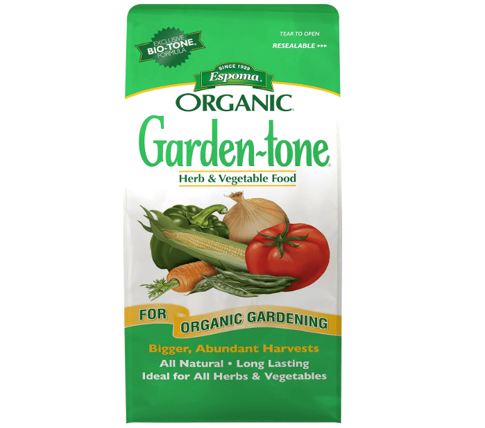 Espoma Organic Garden-Tone 3-4-4 Organic Fertilizer for Cool & Warm Season Vegetables and Herbs. Grow an Abundant Harvest of Nutritious 