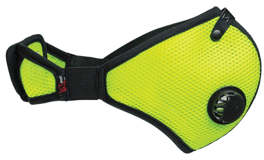 RZ Mask M2 Mesh Air Filtration Face Protection Dust Mask with 99.9% Effective Carbon Filters for Woodworking, Construction, X-Large, Safety Green
