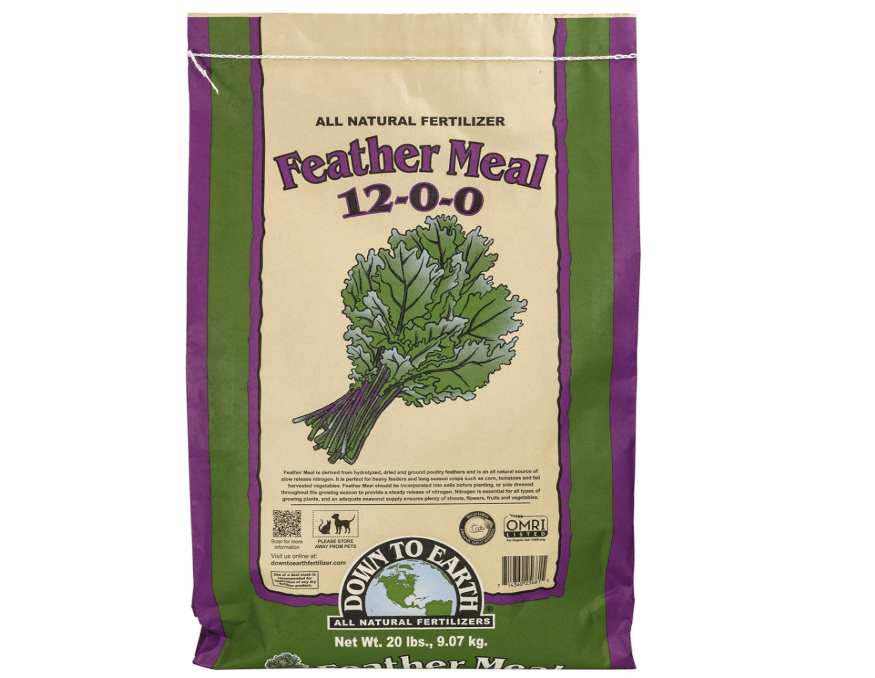 
Down to Earth Organic Feather Meal Fertilizer Mix 12-0-0, 20 lb