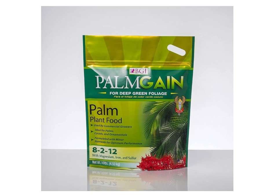  BGI Fertilizers PALMGAIN, Palm Tree Fertilizer, Ferns, Cycads, Ixora, 10lb Bag 