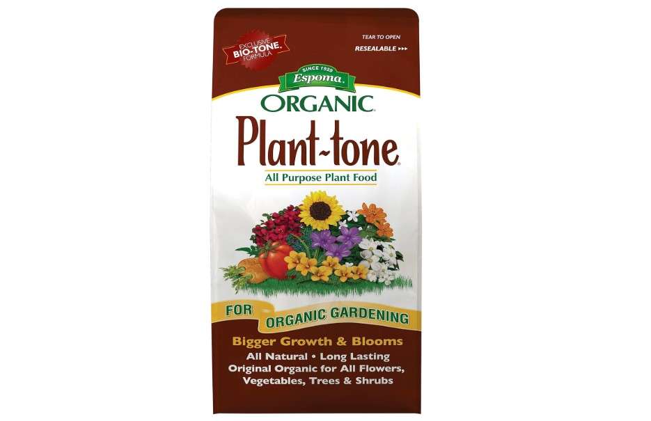  Espoma Organic Plant-Tone 5-3-3 Natural & Organic All Purpose Plant Food; 4 lb. Bag; The Original Organic Fertilizer for All Flowers, Vegetables, Trees