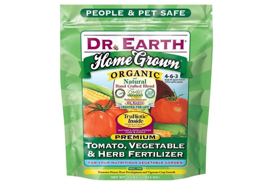  Dr. Earth Home Grown Tomato, Vegetable & Herb Fertilizer, 4lb