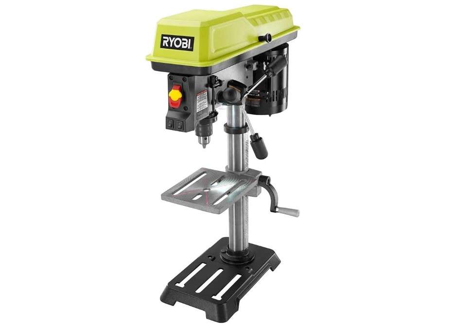  RYOBI 10 in. 5 Speed Drill Press with EXACTLINE Alignment System