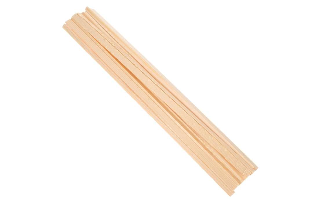  LIFKICH 10 Pcs Pine Wood Window Trim Decorative Molding Screen Window Molding Strip Decor 
