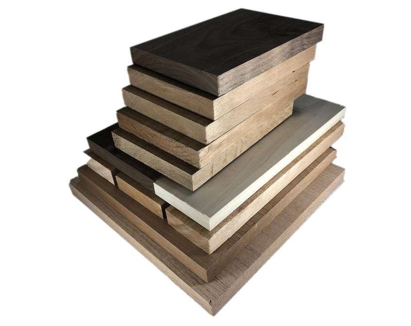 
Hardwood Lumber Assortment - Mixed Species - Large Box of Hobby Wood - Perfect Boards - Clear Lumber. NO Scrap, Defects, Knots, and/or End Checks. Lumber