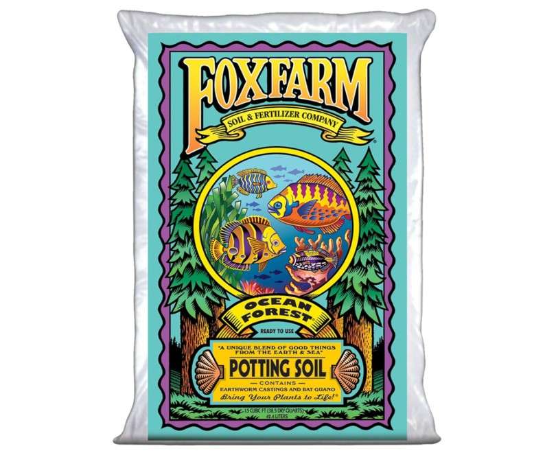  FoxFarm Ocean Forest Potting Soil, 1.5cu ft - Light, Aerated Texture, Designed for All Container Plants - pH Adjusted for Optimal Nutrient Uptake