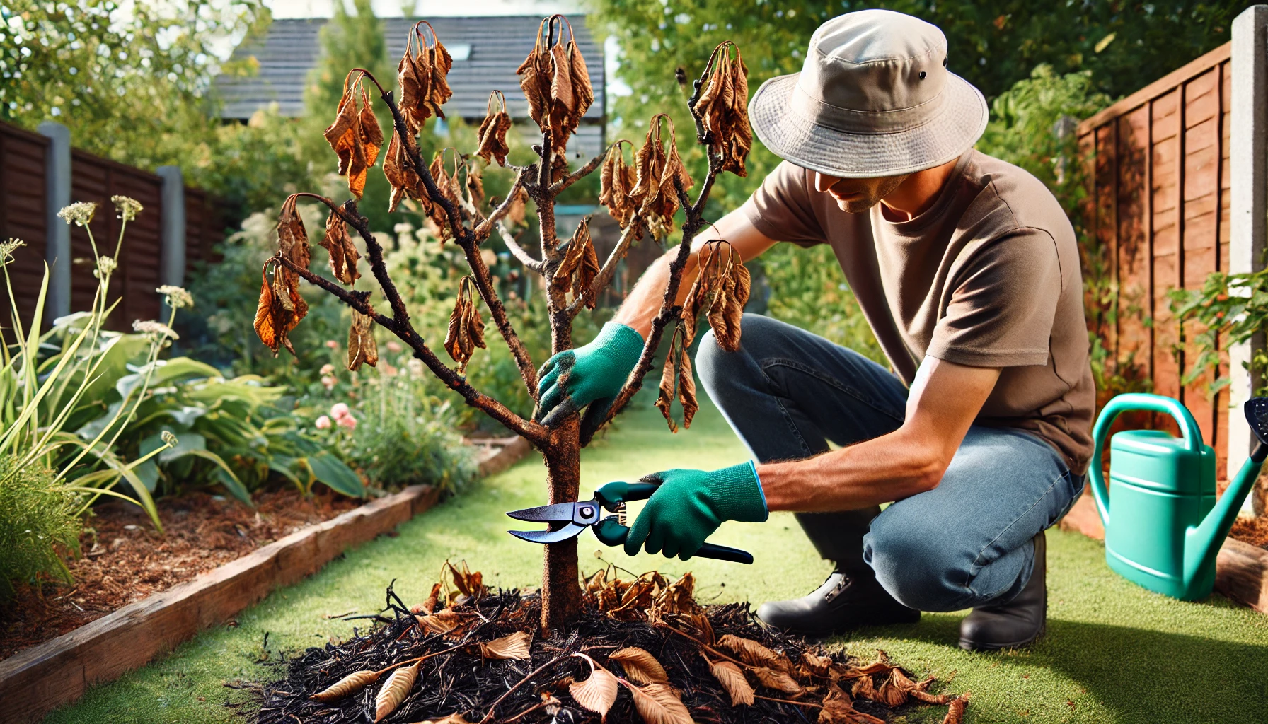 Prune Damaged Leaves