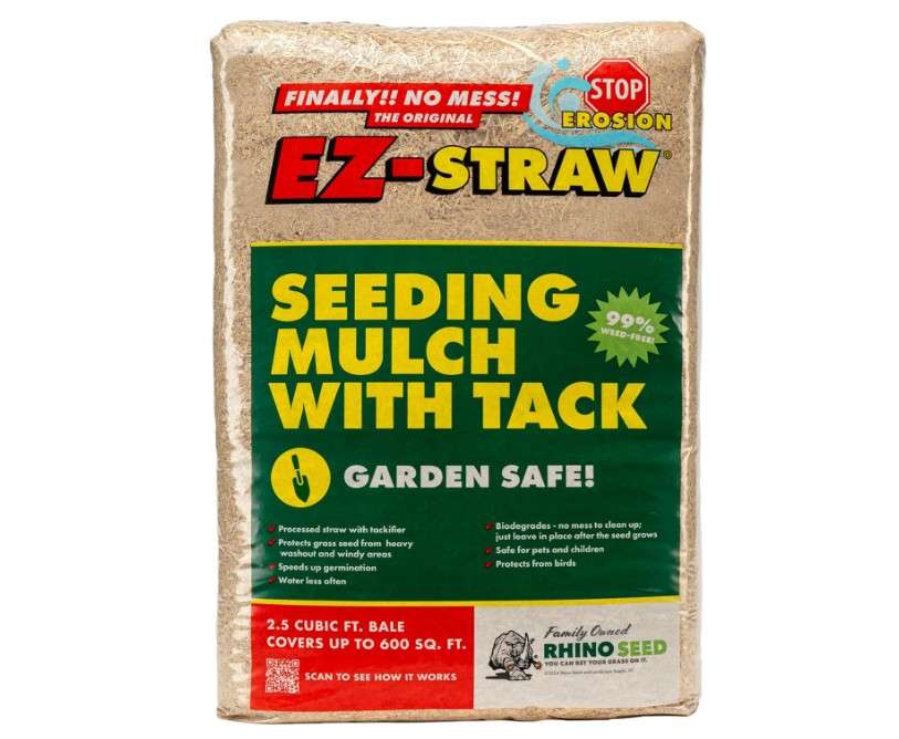  - Biodegradable Processed Straw a 2.5 CU FT Bale (Covers up to 600 sq. ft.)