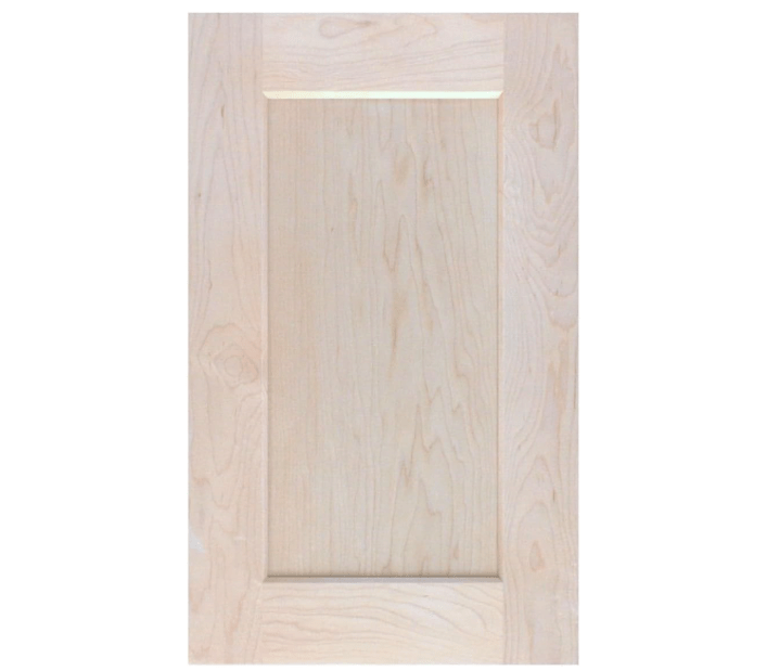 
ONESTOCK Unfinished Maple Shaker Cabinet Door Front Replacement - 16.25W x 22.5H | Ready to Paint or Stain | Solid Wood | Cabinet Door Replacement