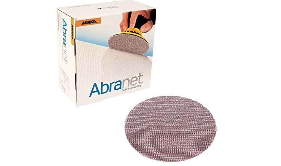  Mirka Abranet Mesh Abrasive 5" Dust Free Sanding Disk 320 Grit (50 Count)