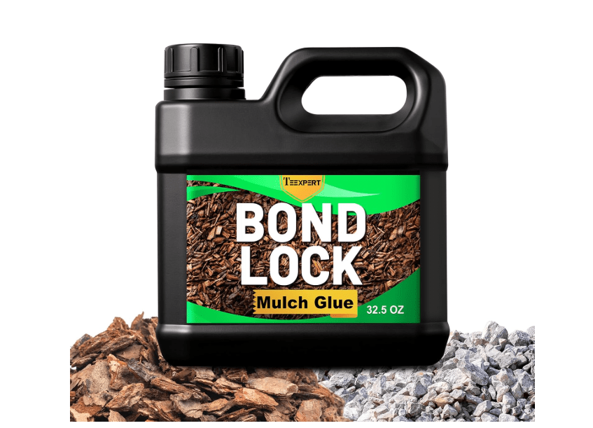 
Teexpert Mulch Glue 32.5OZ, Rock Glue for Landscaping, Pea Gravel Binder Stabilizer, Bond Lock Rubber Mulch Anchor, Strong Rock Lock, Safe Landscape 
