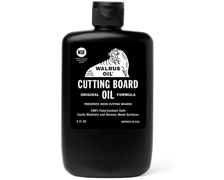 WALRUS OIL - Cutting Board Oil and Wood Butcher Block Oil, 8 oz Bottle, FDA Food-Contact Safe