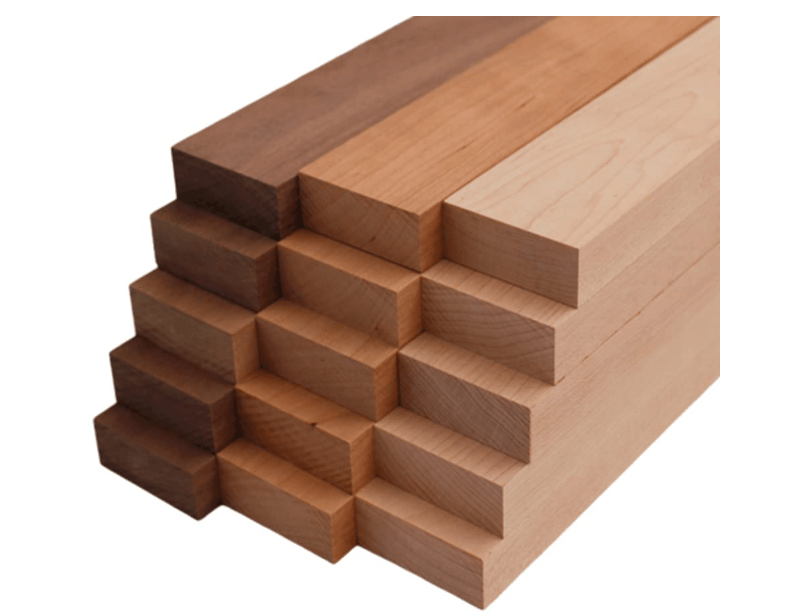 Barrington Hardwoods Domestic Variety Pack 5 Walnut, 5 Maple and 5 Cherry Board