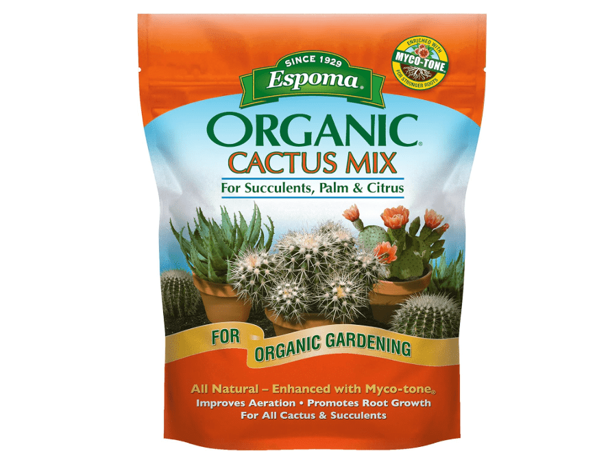  Espoma Organic Cactus Potting Soil Mix, Natural & Organic Soil for Cactus, Succulent, Palm, and Citrus grown in containers both indoors and o