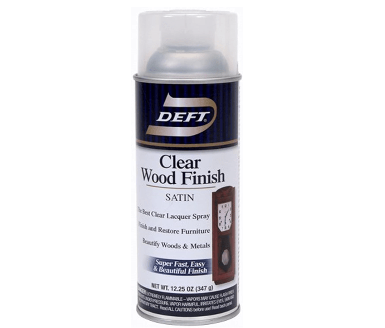 
Deft Inc. Deft 037125017132 Interior Clear Wood Finish Satin Lacquer with 12.25-Ounce Aerosol Spray