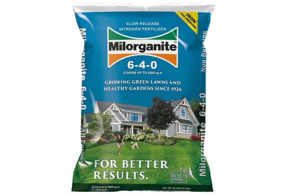 
Milorganite All-Purpose Eco-Friendly Slow-Release Nitrogen Lawn Fertilizer 6-4-0, 32lb