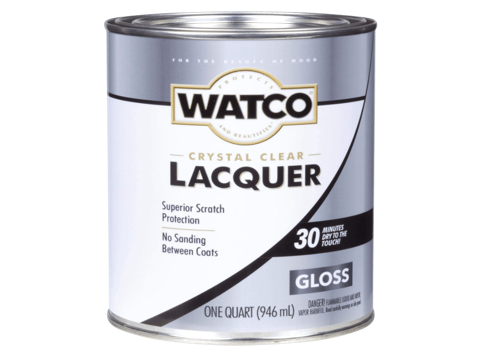 
Watco 63041 Lacquer Clear Wood Finish, Quart, Clear Gloss (New Versio