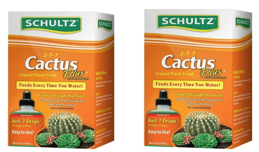 Schultz Cactus Plus 2-7-7 liquid Plant Food, 4-Ounce (2-Pack)